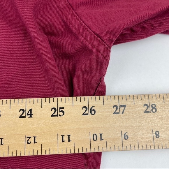 Wrangler Button Up Shirt Mens 3XL Red Pockets Long Sleeve - Picture 6 of 9